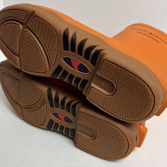Rugged Shark Mens Great White Orange Boot Orange  Men’s Size - Picture 3 of 5